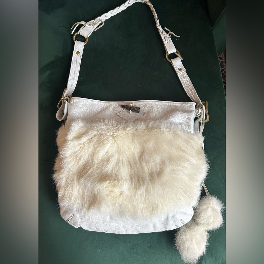 Muskoka Mukluk Leather and Fur Purse